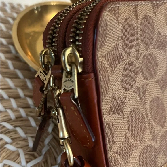 Coach Brown Leather Interior Bag